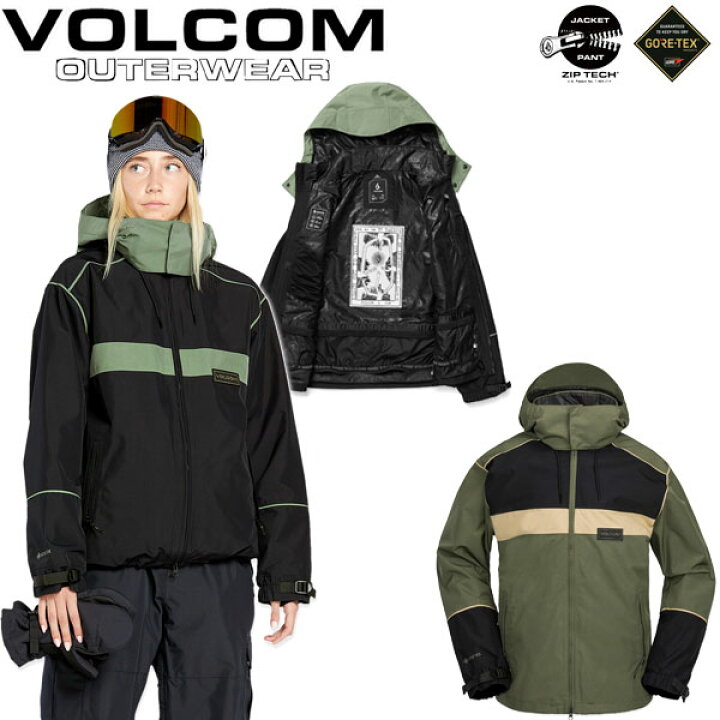 楽天市場】24-25 VOLCOM/ボルコム DLM GORE-TEX jacket 着用説明動画 