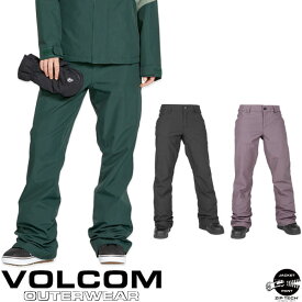 24-25 VOLCOM/ボルコム HALLEN pant レディース 防水パンツ スノーボードウェア スノーウェアー 2025 型落ち
