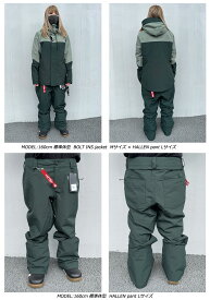 24-25 VOLCOM/ボルコム HALLEN pant レディース 防水パンツ スノーボードウェア スノーウェアー 2025 型落ち