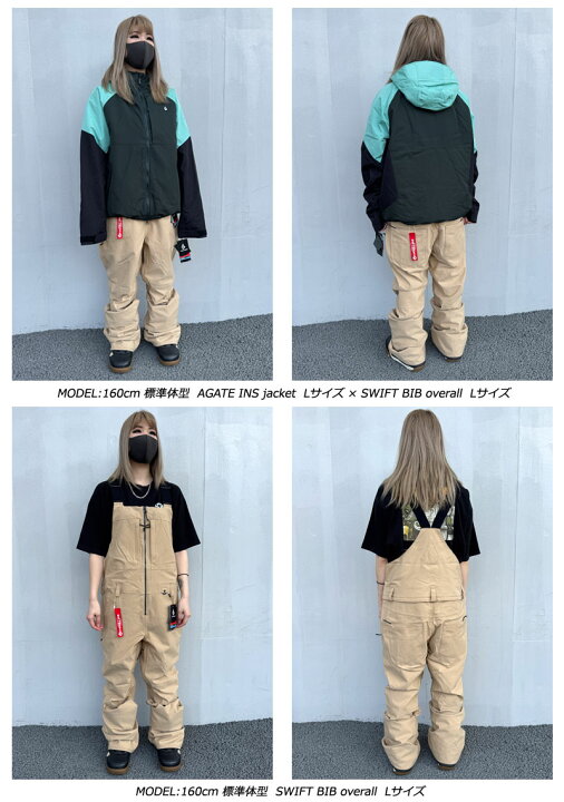 楽天市場】24-25 VOLCOM/ボルコム SWIFT BIB overall レディース 防水 