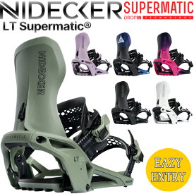 25-26 NIDECKER/ナイデッカー LT SUPERMATIC スーパーマチック メンズ レディース ビンディング バインディング スノーボード 2026 予約商品