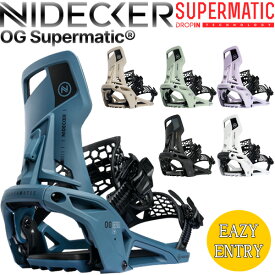 【エントリーでポイント10倍】25-26 NIDECKER/ナイデッカー OG SUPERMATIC スーパーマチック メンズ レディース ビンディング バインディング スノーボード 2026