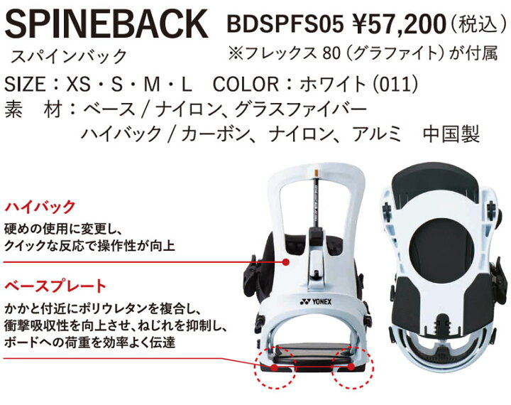 楽天市場】【クーポン+ポイントUP】25-26 YONEX/ヨネックス SPINEBACK 
