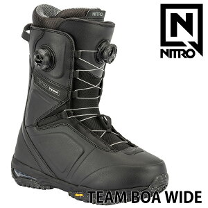 25-26 NITRO/ナイトロ TEAM BOA WIDE チームボア ワイドフィット メンズ レディース ブーツ ダブルボア スノーボード 2026 予約商品