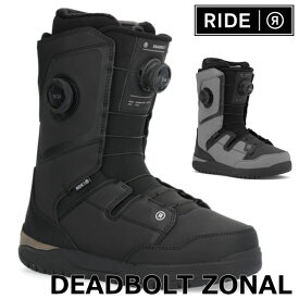 25-26 RIDE/ライド DEADBOLT ZONAL デッドボルト メンズ レディース ブーツ ダブルボア 熱成型対応 スノーボード 2026