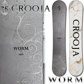 25-26 CROOJA/クロージャ WORM ワーム メンズ レディース スノーボード グラトリ ラントリ 板 2026 予約商品