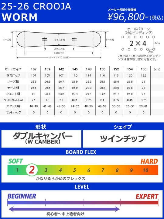 楽天市場】25-26 CROOJA/クロージャ WORM ワーム メンズ レディース 