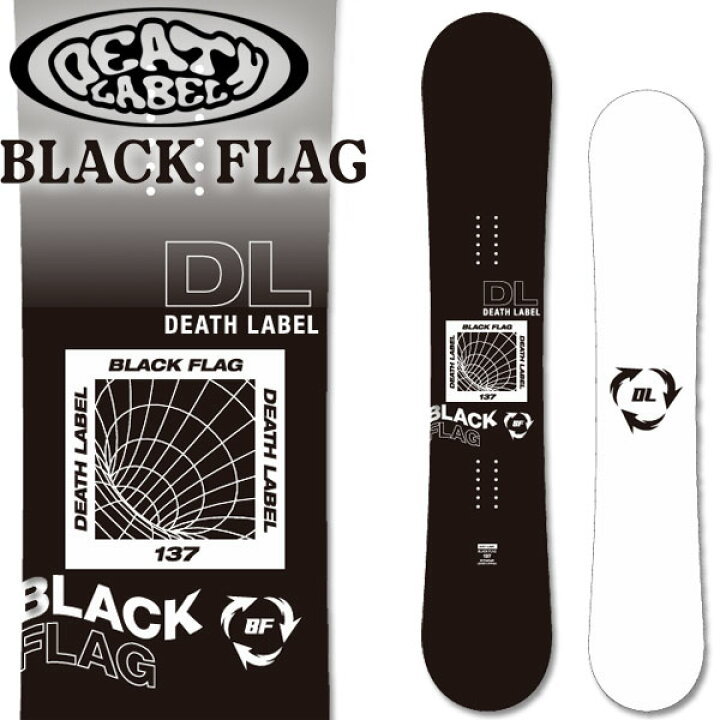 楽天市場】25-26 DEATH LABEL/デスレーベル BLACK FLAG ブラック 