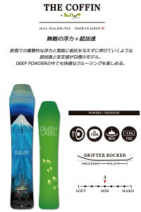 25-26 DEATH LABEL/fX[x THE COFFIN RtB[ Y fB[X Xm[{[h pE_[  2026 \񏤕i