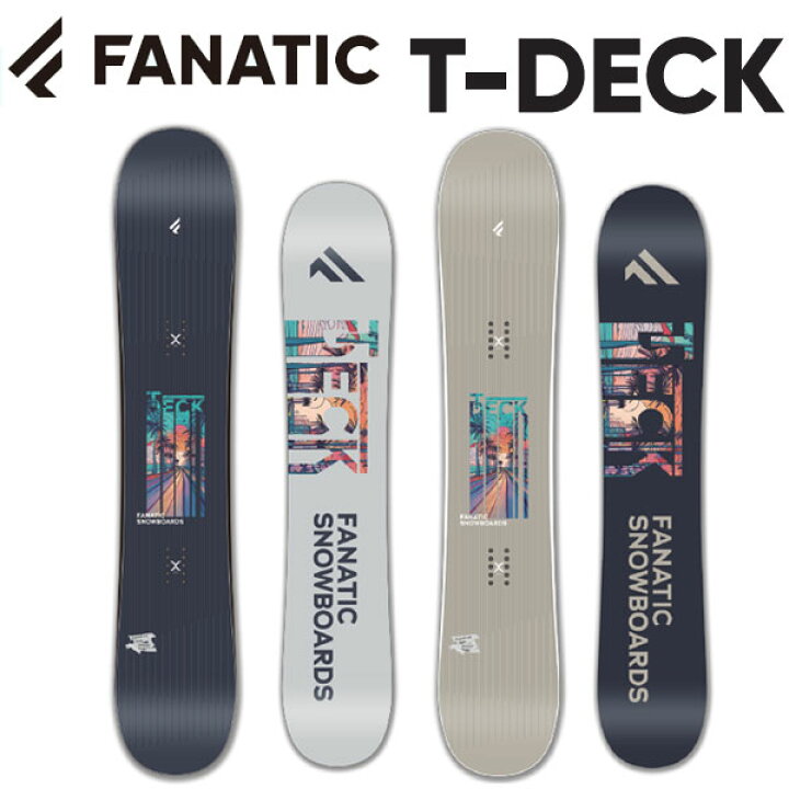 楽天市場】25-26 FANATIC/ファナティック T-DECK ティーデッキ メンズ 
