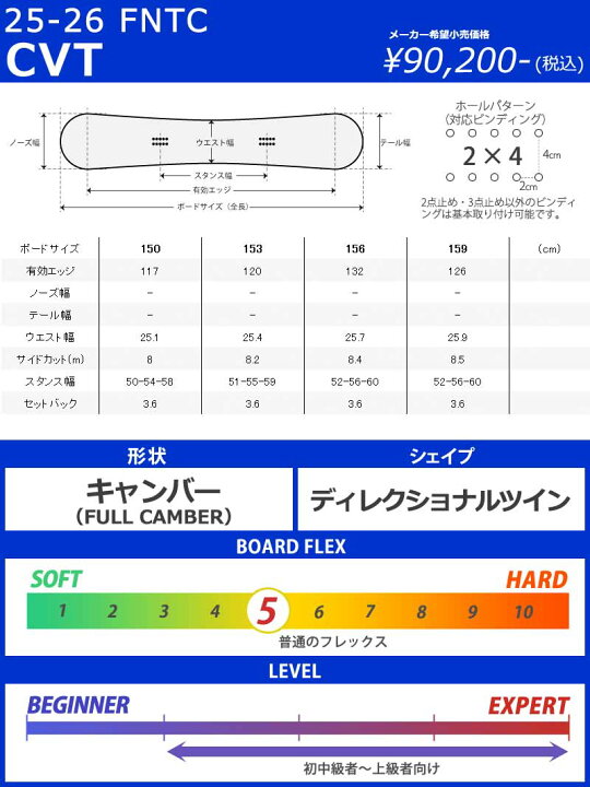 楽天市場】25-26 FNTC/エフエヌティーシー CVT シーブイティー メンズ 