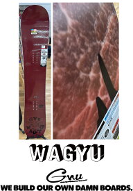 25-26 GNU/グヌー WAGYU ワギュウ メンズ スノーボード キャノン・カミンズ ワンメイク カービング 板 2026 予約商品