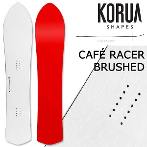 KORUA shapes/�R���A�V�F�C�v�X CAFE RACER BRUSHED �J�t�F���[�T�[ �u���b�V���h �����Y ���f�B�[�X �X�m�[�{�[�h �p�E�_�[ �J�[�r���O �� 2026