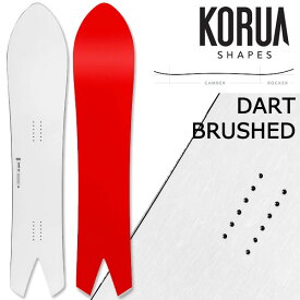 KORUA shapes/コルアシェイプス DART BRUSHED ダート ブラッシュド メンズ レディース スノーボード パウダー カービング 板 2026
