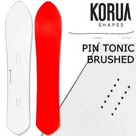 KORUA shapes/コルアシェイプス PIN TONIC BRUSHED ピントニック ブラッシュド メンズ レディース スノーボード パウダー カービング 板 2026