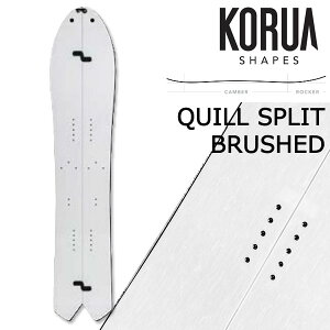 KORUA shapes/RAVFCvX QUILL SPLIT BRUSHED NCXvbg ubVh Y fB[X Xm[{[h pE_[ J[rO BC  2026 \񏤕i