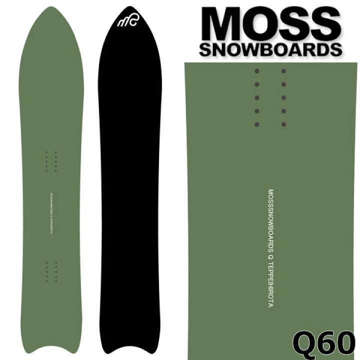 楽天市場】25-26 MOSS SNOWBOARDS/モススノーボード Q60 キュウ 