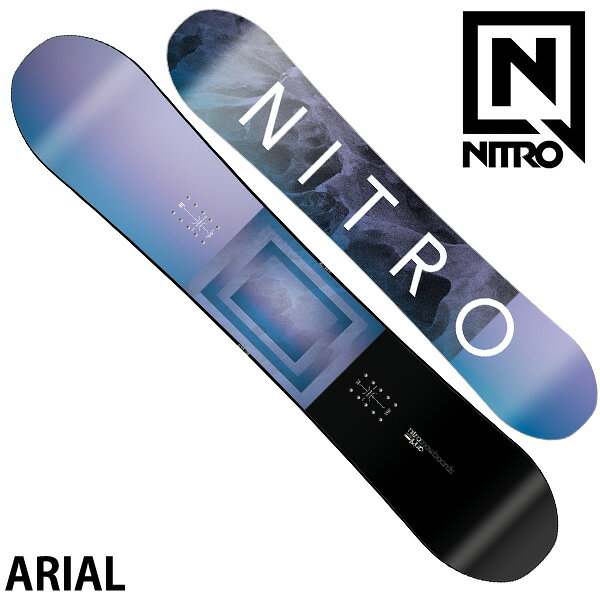 【楽天SS特別価格】25-26 NITRO/ナイトロ ARIAL アライアル レディース ユース キッズ スノーボード パーク 板 2026 型落ち