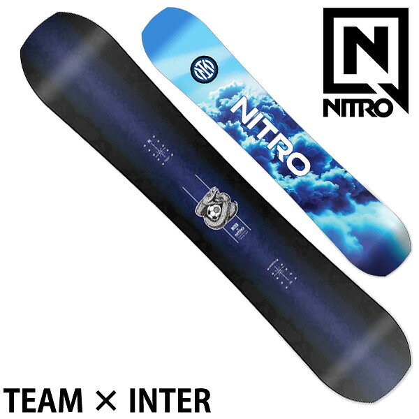 25-26 NITRO/ナイトロ TEAM INTER チーム インテル メンズ スノーボード パーク 板 2026 型落ち