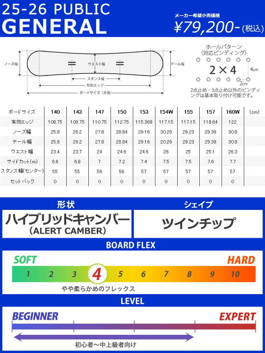 楽天市場】【クーポン+ポイントUP】25-26 PUBLIC/パブリック GENERAL 
