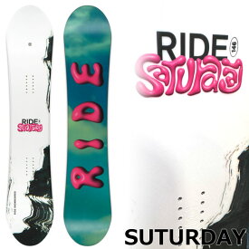 25-26 RIDE/ライド SATURDAY サタデー レディース スノーボード パーク 板 2026