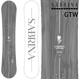 【ポイントUP期間中】25-26 SABRINA/サブリナ GTW ジーティーダブリュ レディース スノーボード グラトリ パーク 板 2026 型落ち