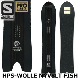 25-26 SALOMON/サロモン HPS-WOLLE NYVELT FISH ウォレニベルトフィッシュ メンズ レディース パウダー スノーボード 板 2026 型落ち