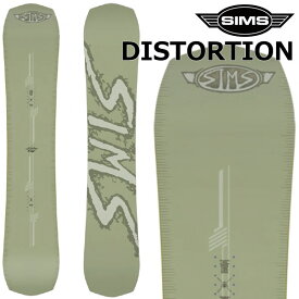 25-26 SIMS/シムス DISTORTION ディストーション メンズ スノーボード カービング 板 2026 型落ち