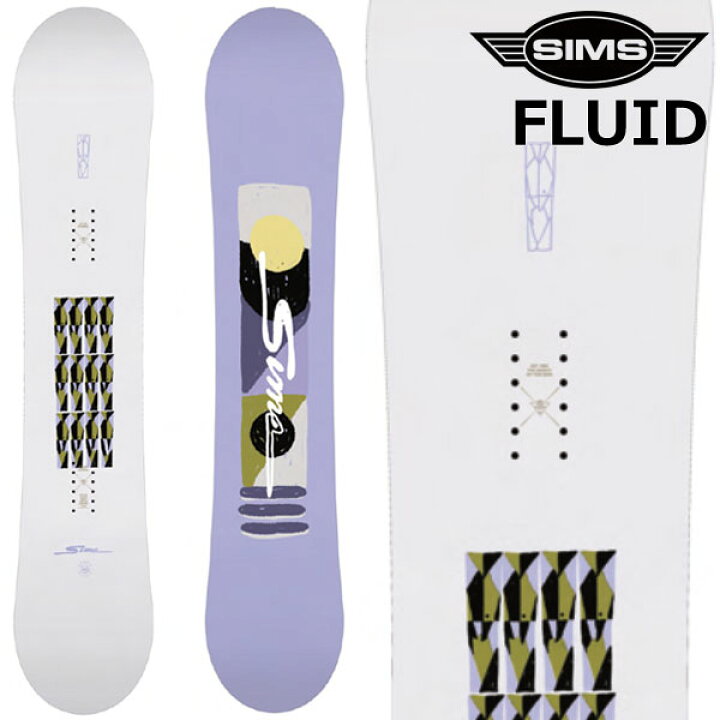 楽天市場】25-26 SIMS/シムス FLUID フルイド レディース スノーボード 