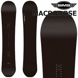 25-26 SIMS/シムス MACRODOSE マクロドーズ メンズ レディース スノーボード パウダー 板 2026 型落ち