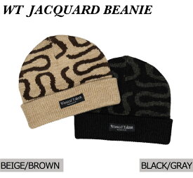 25-26 NOMADIK/ノマディック WT JACQUARD beanie Wasted Talent メンズ レディース ビーニー ニット帽 スノーボードアパレル スノーウェアー 2026 メール便対応