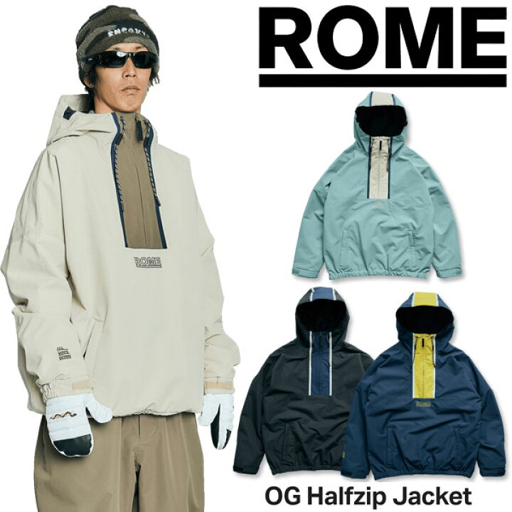 楽天市場】25-26 ROME/ローム OG HARFZIP jacket 着用説明動画 メンズ 