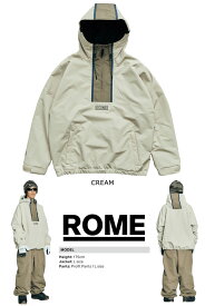 25-26 ROME/ローム OG HARFZIP jacket 着用説明動画 メンズ レディース 防水プルオーバージャケット スノーボードウェア スノーウェアー 2026 型落ち