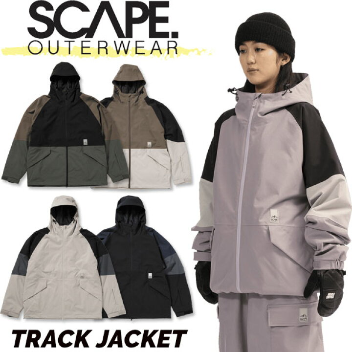 楽天市場】25-26 SCAPE/エスケープ TRACK jacket 着用説明動画 メンズ 