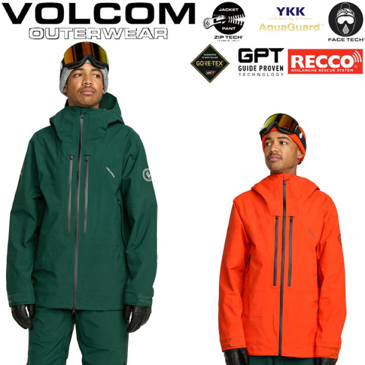 楽天市場】25-26 VOLCOM/ボルコム ANYOX GUIDE GORE PRO SHELL jacket 