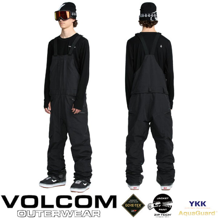 楽天市場】25-26 VOLCOM/ボルコム RAIN GORE-TEX BIB overall 着用説明 