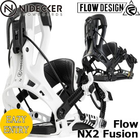 26-27 NIDECKER/ナイデッカー FLOW NX2 FUSION フローエヌエックスツー メンズ レディース ビンディング バインディング スノーボード 2027 予約商品
