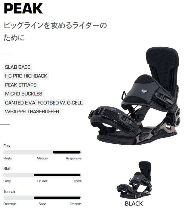 楽天市場】26-27 SP BINDINGS/エスピーバインディング PEAK ピーク 