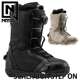 26-27 NITRO/ナイトロ SCALA STEP ON スカラステップオン レディース ブーツ ボア スノーボード 2027 予約商品