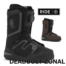 【ポイントUP期間中】26-27 RIDE/ライド DEADBOLT ZONAL デッドボルト メンズ レディース 熱成型対応ブーツ ダブルボア スノーボード 2027 予約商品