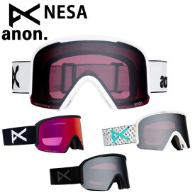 【ポイントUP中 10/4-9】26-27 ANON/アノン NESA LOW BRIDGE FIT ネサ ハイコントラスト メンズ レディース ゴーグル スノーボード スキー 2027 予約商品