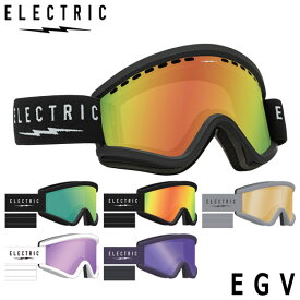 【ポイントUP中 10/4-9】26-27 ELECTRIC/エレクトリック EGV イージーブイ アジアンフィット バックルストラップ メンズ レディース ゴーグル スノーボード スキー 2027 予約商品