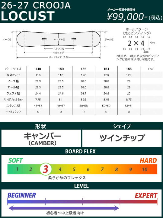 楽天市場】26-27 CROOJA/クロージャ LOCUST ローカスト メンズ