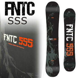 【ポイントUP期間中】26-27 FNTC/エフエヌティーシー SSS トリプルエス メンズ スノーボード スノボー先生 グラトリ 板 2027 予約商品