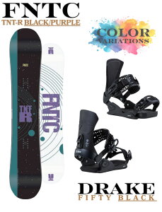 26-27 FNTC TNT-R blackpurple × DRAKE FIFTY �X�m�[�{�[�h2�_�Z�b�g �G�t�G�k�e�B�[�V�[ �h���C�N �����Y �O���g������ ���S�� �r���f�B���O �o�C���f�B���O �� 2027 �\�񏤕i