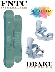 26-27 FNTC TNT-R sagegreen × DRAKE JADE �X�m�[�{�[�h2�_�Z�b�g �G�t�G�k�e�B�[�V�[ �h���C�N ���f�B�[�X �O���g������ ���S�� �r���f�B���O �o�C���f�B���O �� 2027 �\�񏤕i