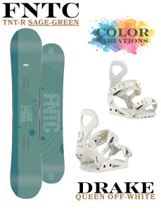 26-27 FNTC TNT-R sagegreen × DRAKE QUEEN �X�m�[�{�[�h2�_�Z�b�g �G�t�G�k�e�B�[�V�[ �h���C�N ���f�B�[�X �O���g������ ���S�� �r���f�B���O �o�C���f�B���O �� 2027 �\�񏤕i