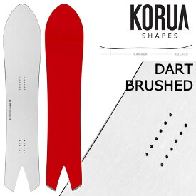 【エントリーでポイント5倍】KORUA shapes/コルアシェイプス DART BRUSHED ダートブラッシュド メンズ レディース スノーボード パウダー カービング 板 2027 予約商品