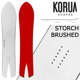 【エントリーでポイント5倍】KORUA shapes/コルアシェイプス STORCH BRUSHED ストークブラッシュド メンズ レディース スノーボード パウダー カービング 板 2027 予約商品