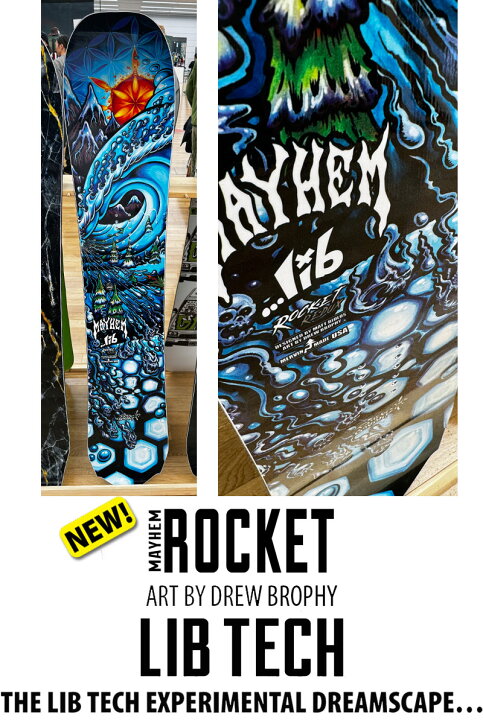 楽天市場】26-27 LIB TECH/リブテック MAYHEM ROCKET メイヘムロケット 